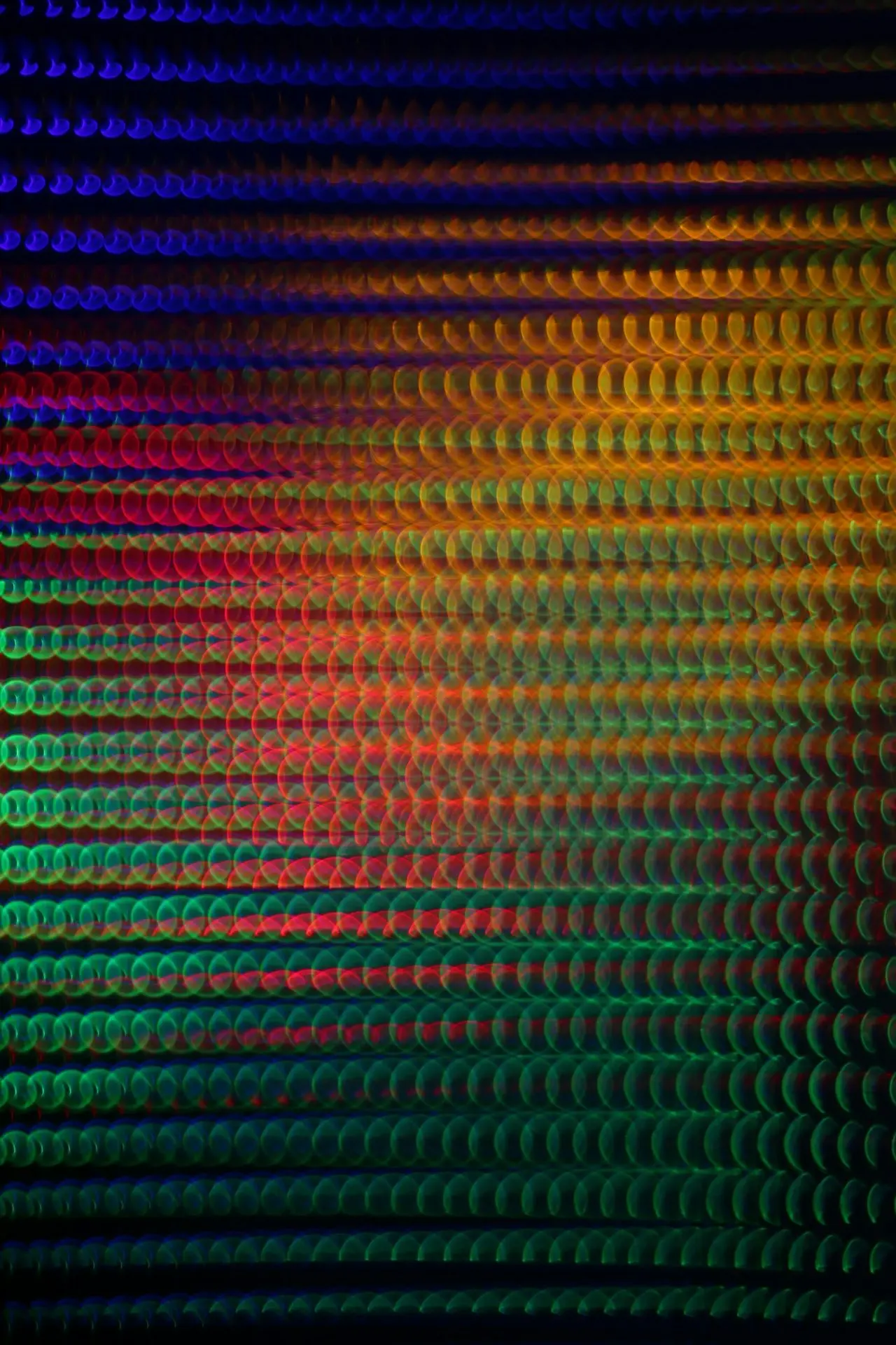 multicolored screen